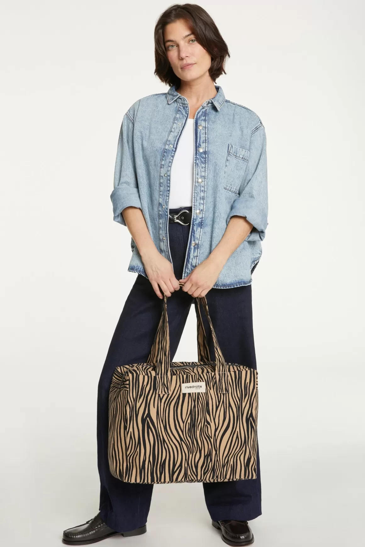 Best Sale Célestinslesac24heures Le Print Zèbre | City Bags & Totes