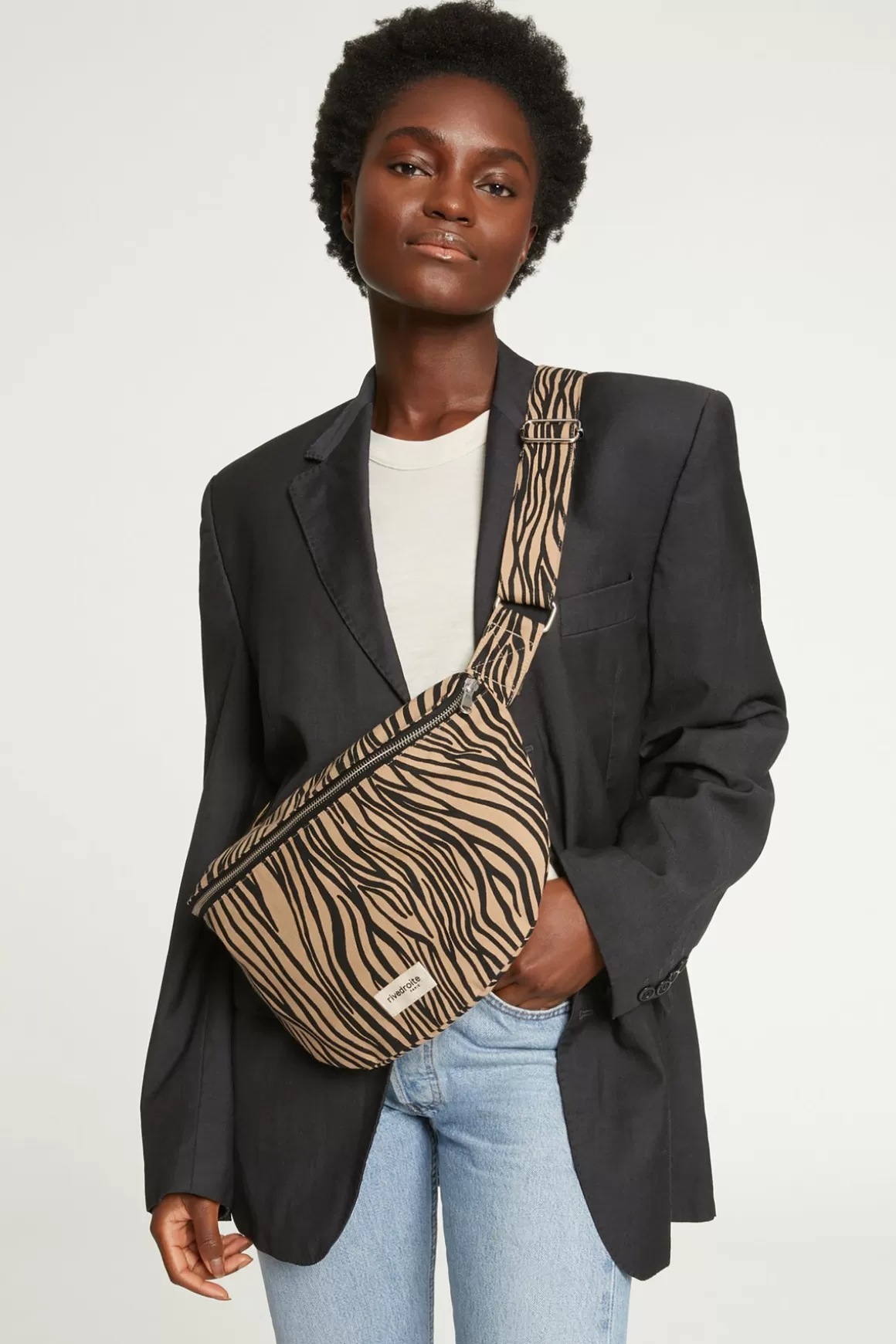Outlet CustineXLlesacbanane Le Print Zèbre | Wild Prints Waist Bags